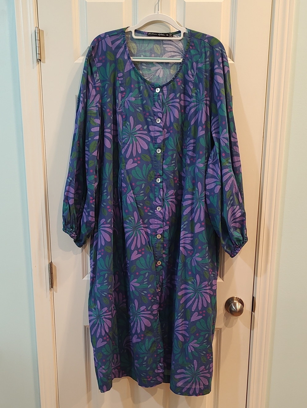 Gudrun Sjöden Blue Dress with Floral Print